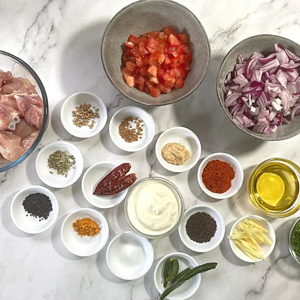 achari chicken ingredients e1668886503124 Saagar Restaurant