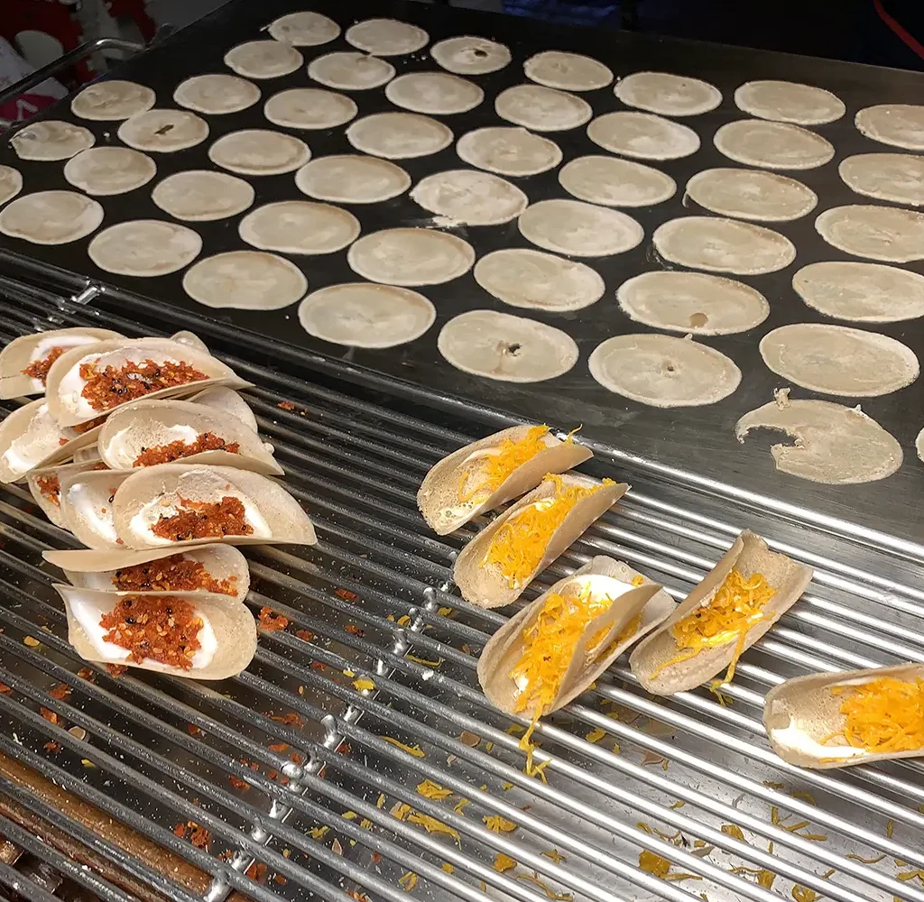 khanom buang khanom buang known as thai crepes english kanom bueang ancient thai snack known as crispy pancakes 218216974 Saagar Restaurant