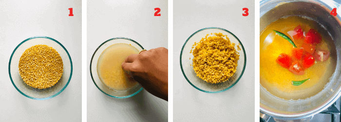 Authentic Moong Dal Tadka Recipe – Saagar Restaurant Style 4 Makai moong dal 2 Saagar Restaurant