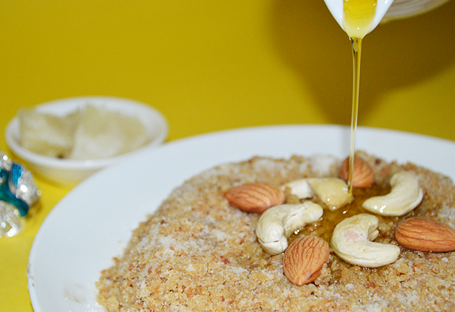 Kansar: A Traditional Gujarati Sweet Made with Wheat and Jaggery 1 image 7 Saagar Restaurant